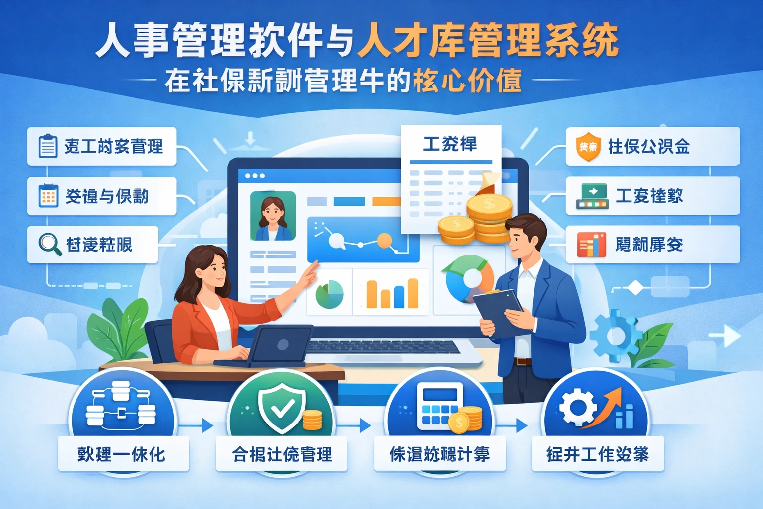 人事管理软件与人才库管理系统在社保薪酬管理中的核心价值