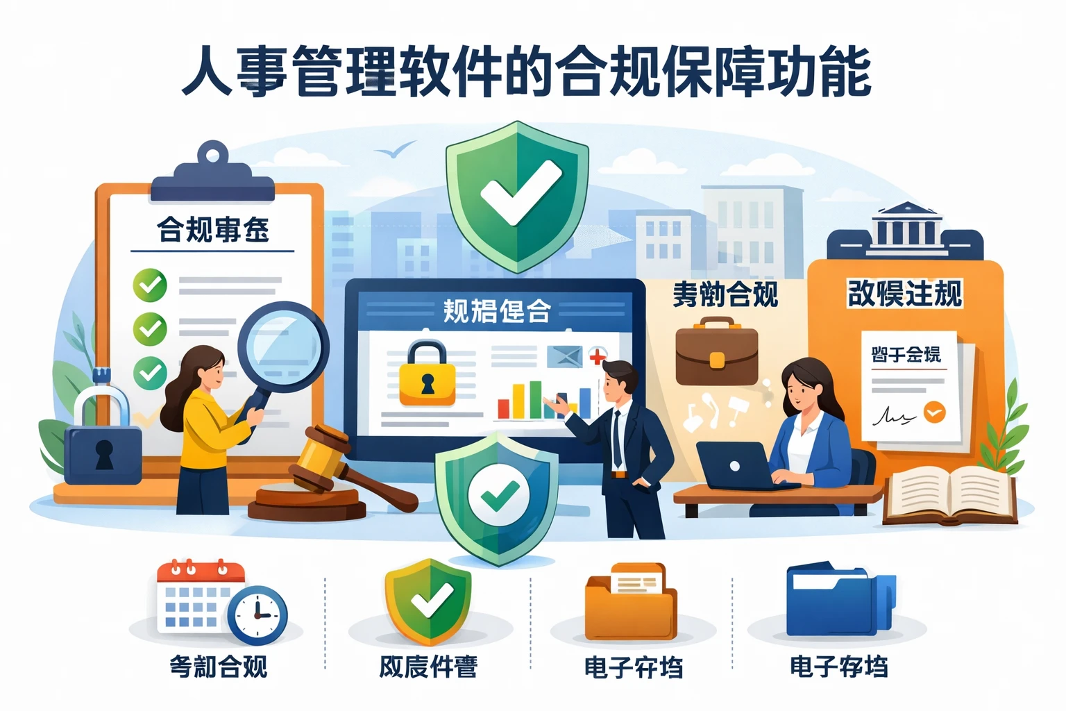 人事管理软件的合规保障功能