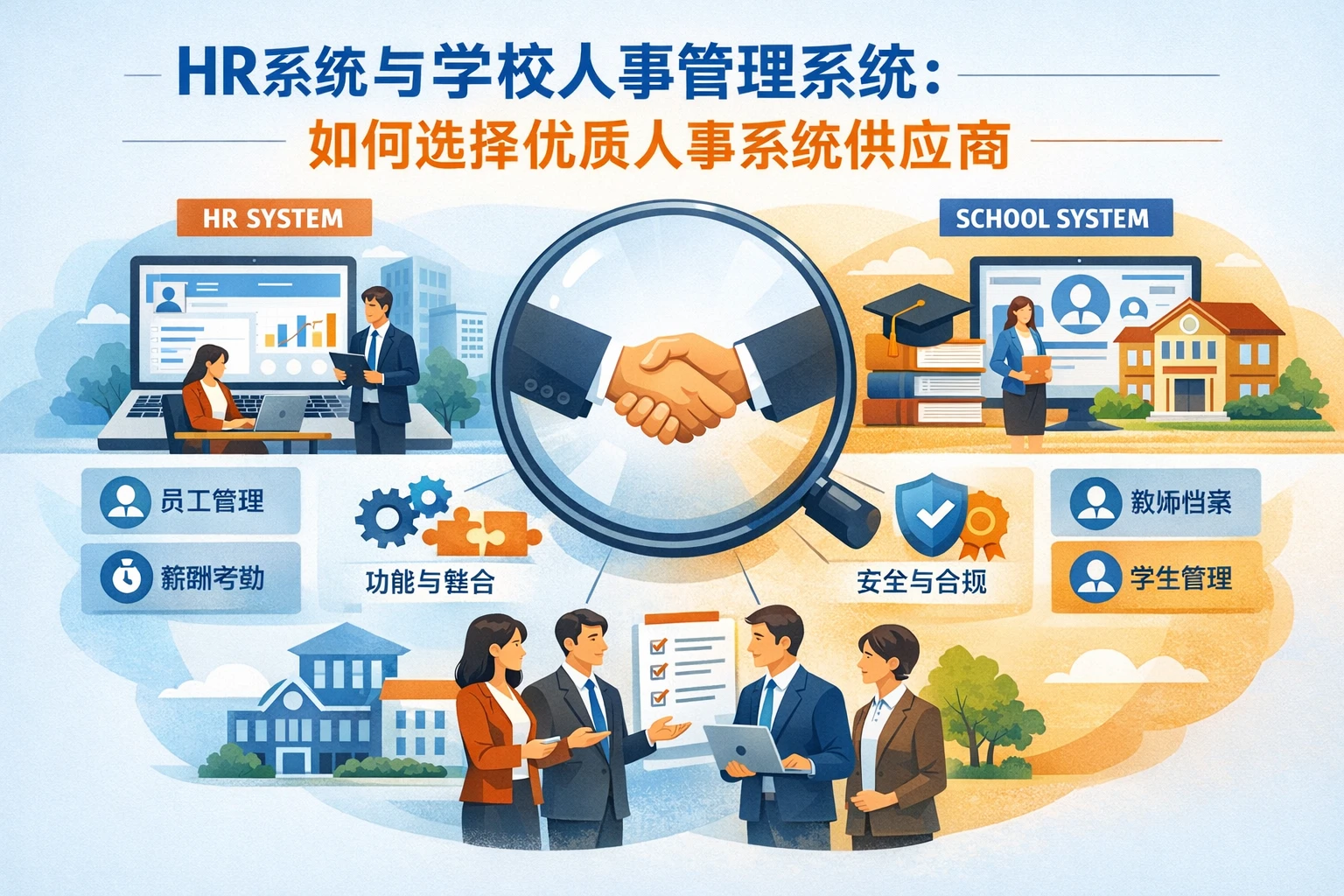 HR系统与学校人事管理系统：如何选择优质人事系统供应商