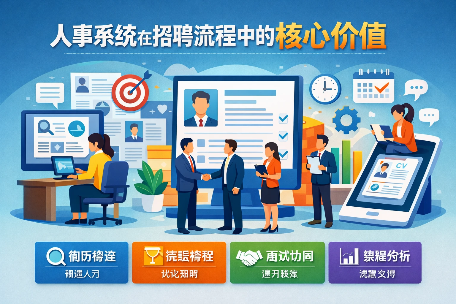 人事系统在招聘流程中的核心价值