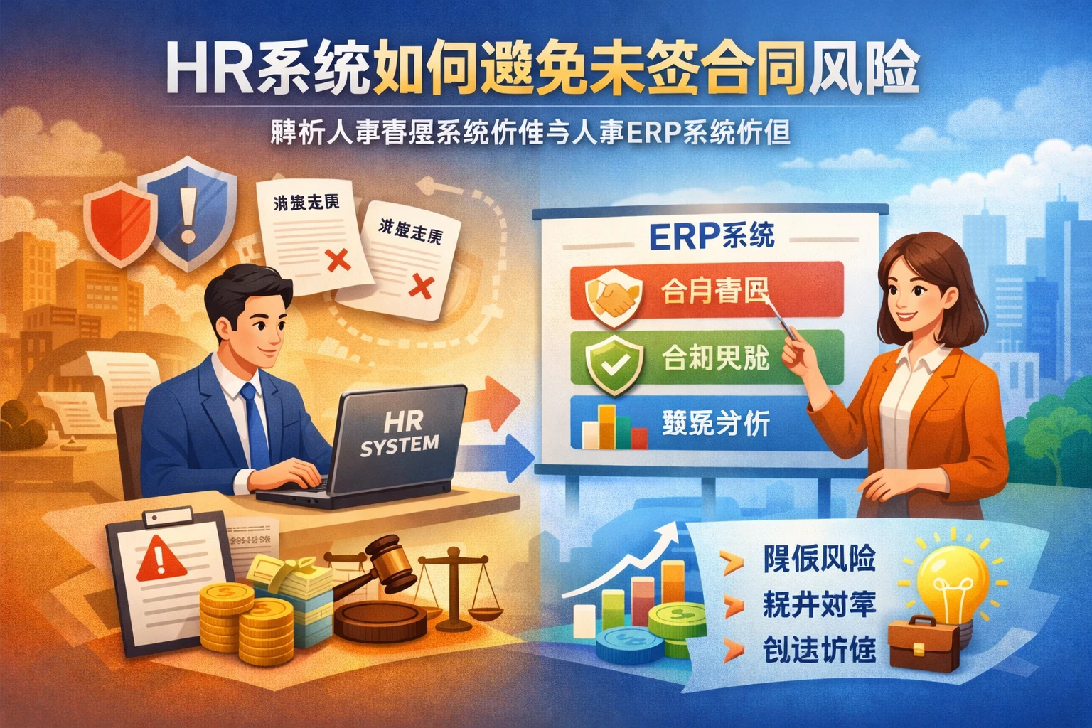 HR系统如何避免未签合同风险 - 解析人事管理系统价格与人事ERP系统价值