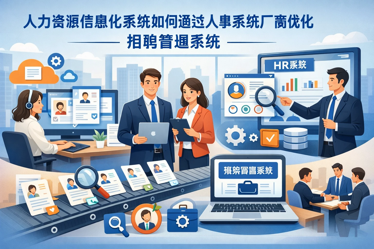 人力资源信息化系统如何通过人事系统厂商优化招聘管理系统