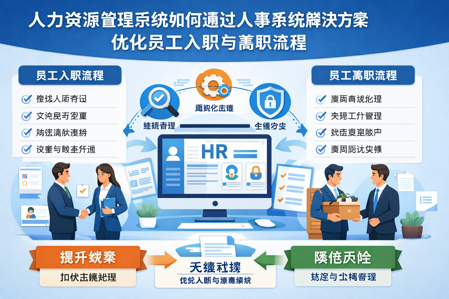 人力资源管理系统如何通过人事系统解决方案优化员工入职与离职流程