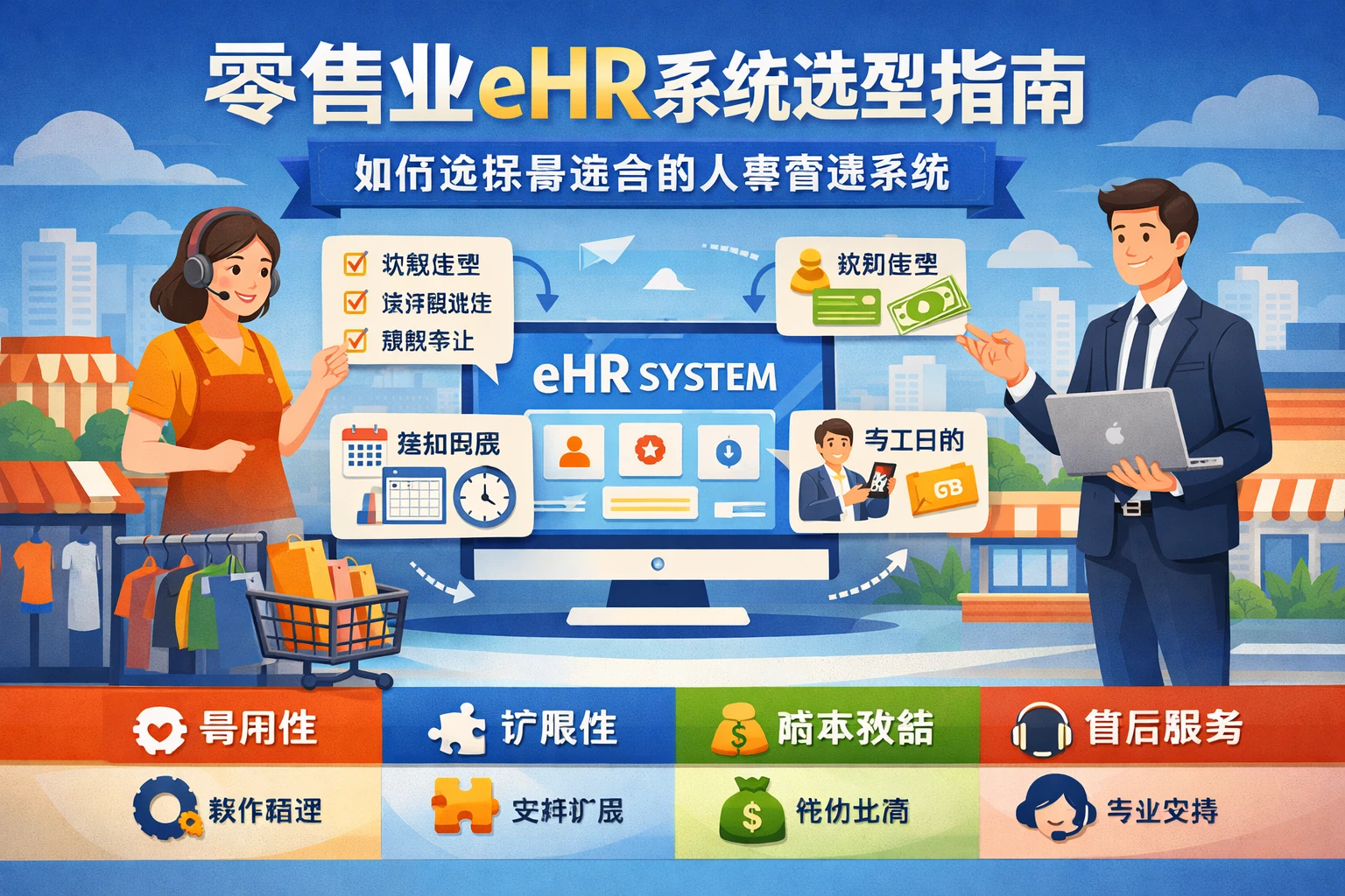 零售业eHR系统选型指南:如何选择最适合的人事管理系统