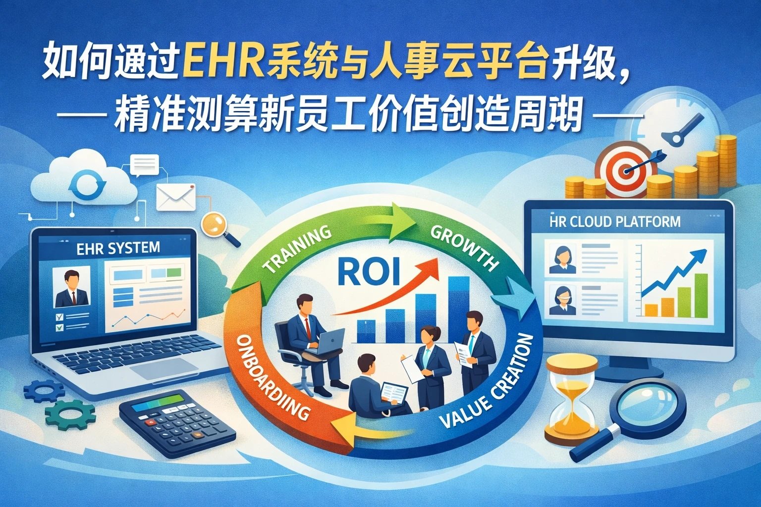 如何通过EHR系统与人事云平台升级，精准测算新员工价值创造周期