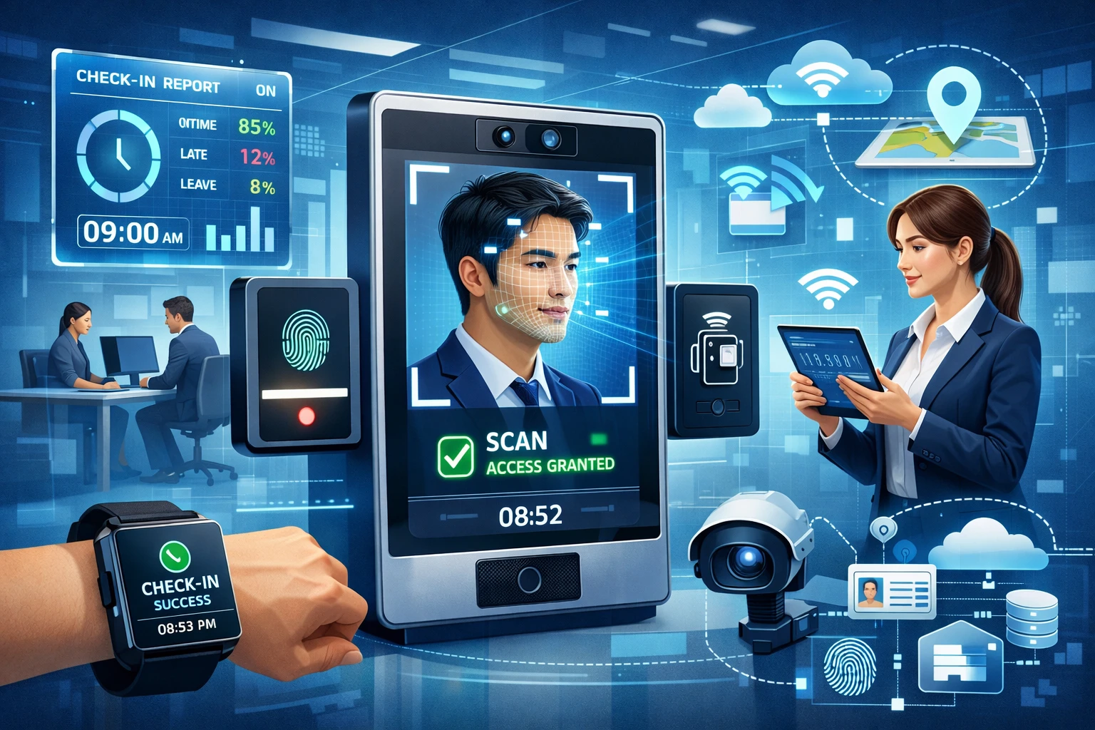 智能考勤系统的技术革新