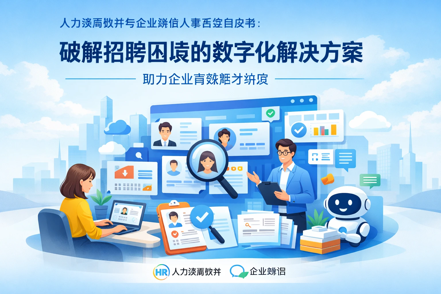 人力资源软件与企业微信人事系统白皮书：破解招聘困境的数字化解决方案