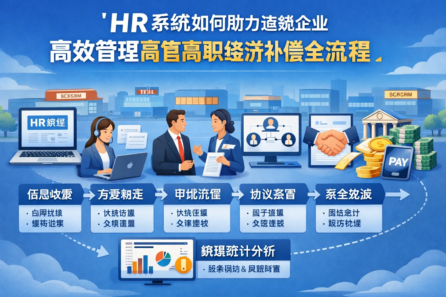 HR系统如何助力连锁企业高效管理高管离职经济补偿全流程