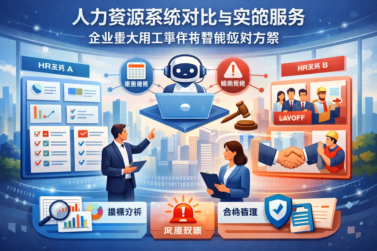 人力资源系统对比与实施服务：企业重大用工事件的智能应对方案
