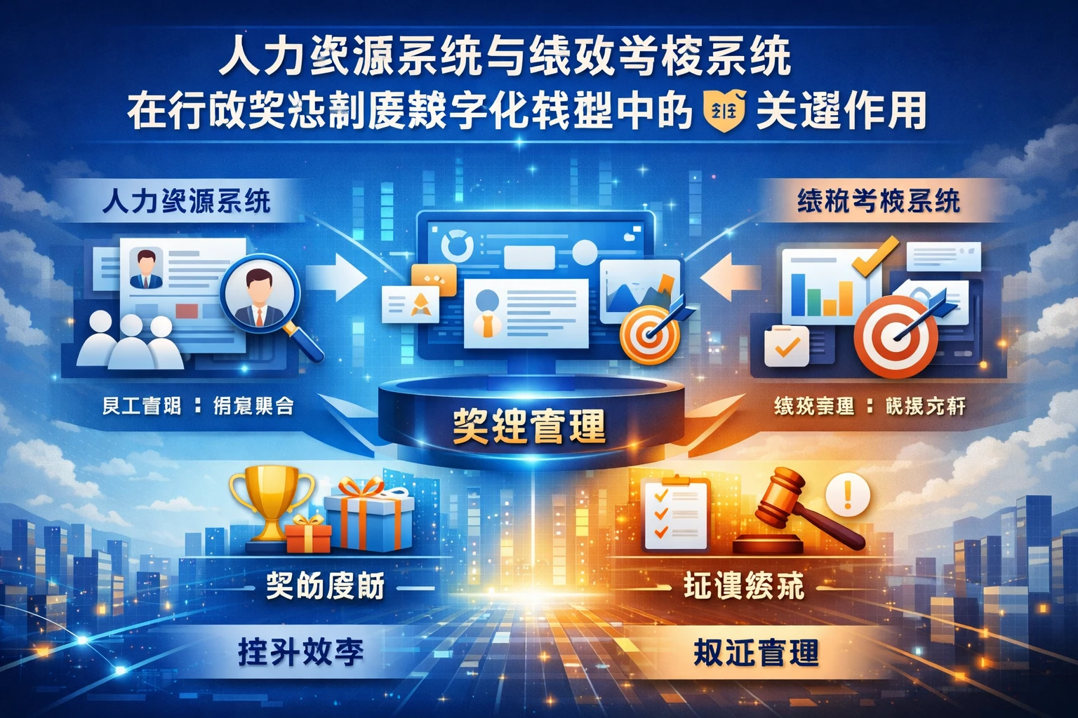 人力资源系统与绩效考核系统在行政奖惩制度数字化转型中的关键作用