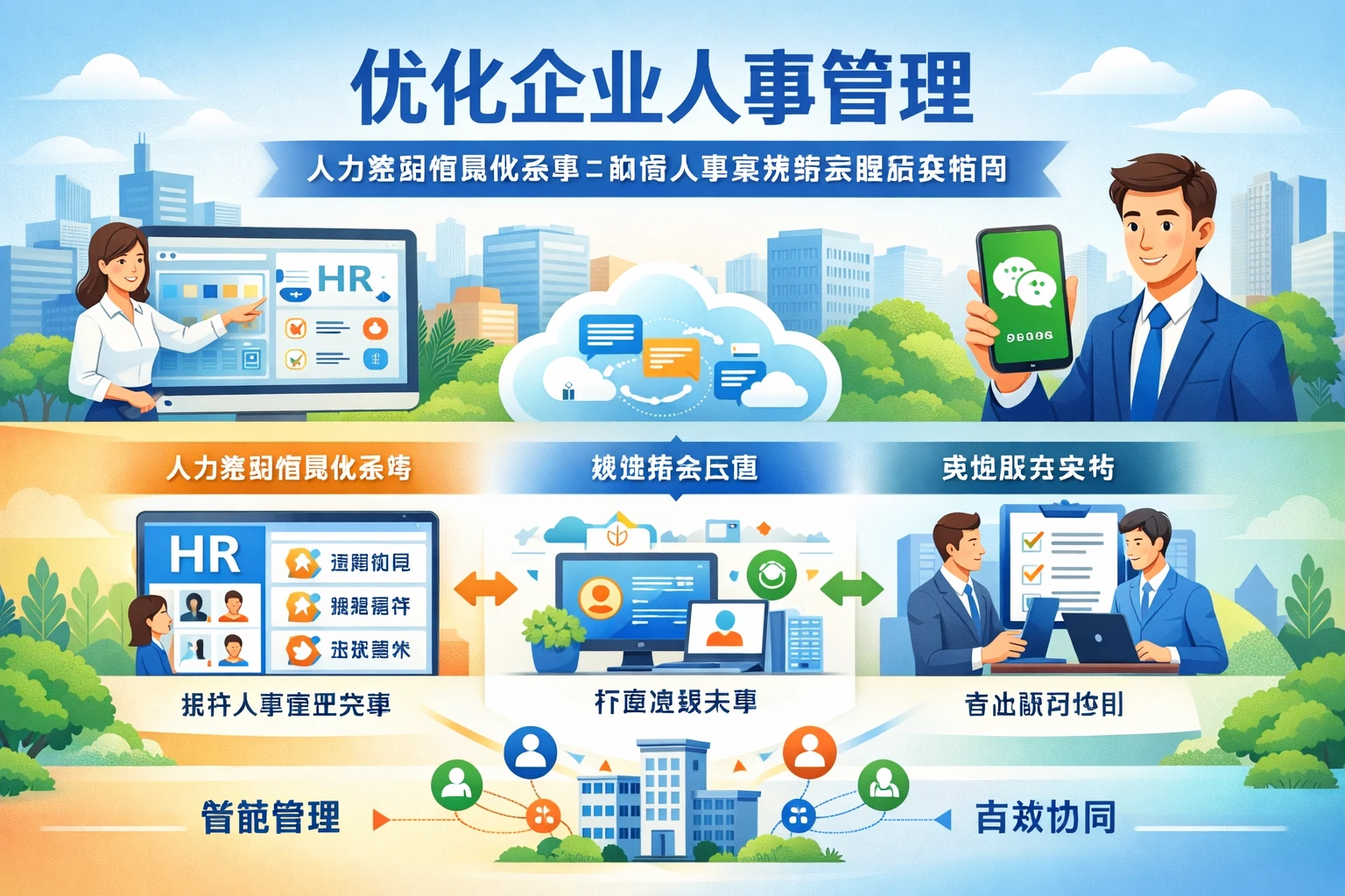 优化企业人事管理：人力资源信息化系统与微信人事系统的实施服务指南
