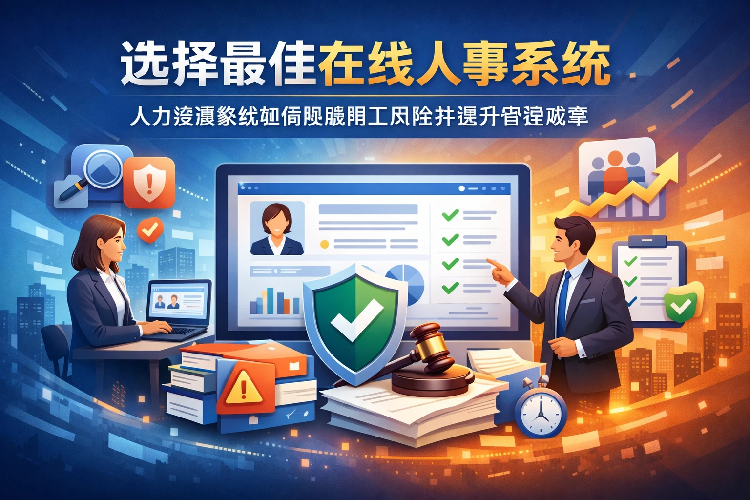 选择最佳在线人事系统：人力资源系统如何规避用工风险并提升管理效率