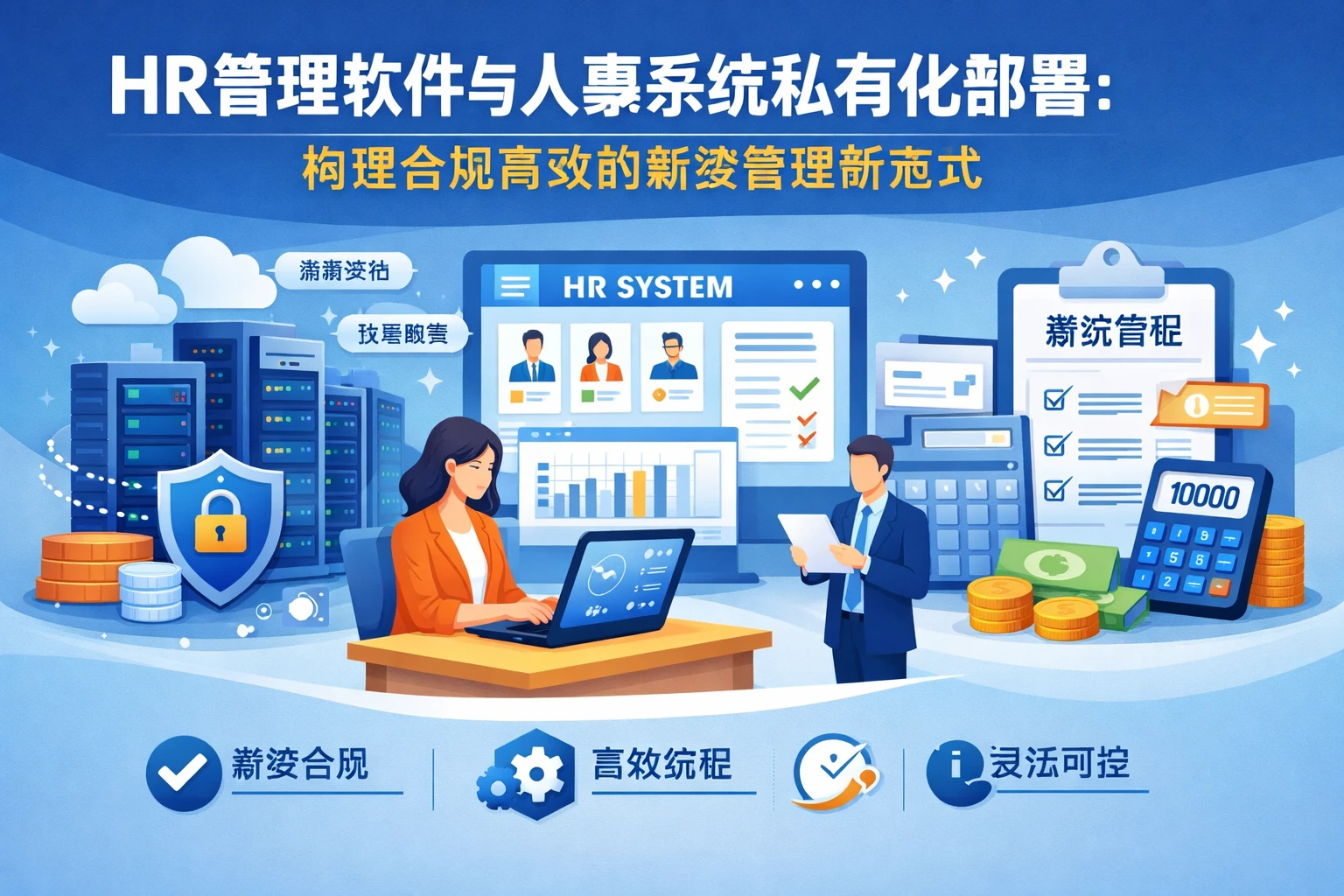 HR管理软件与人事系统私有化部署：构建合规高效的薪资管理新范式
