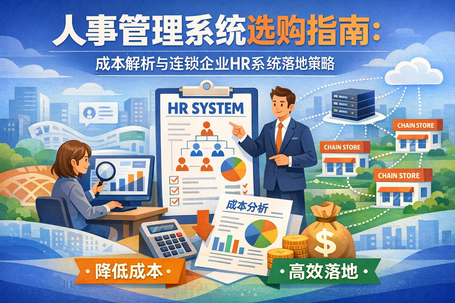 人事管理系统选购指南：成本解析与连锁企业HR系统落地策略