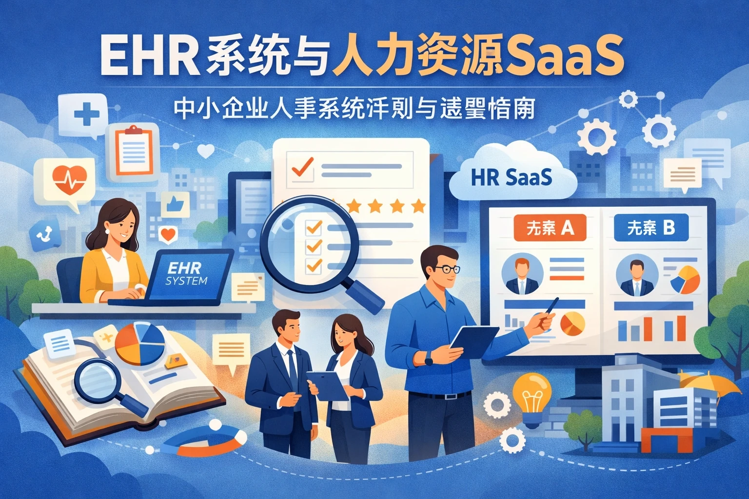 EHR系统与人力资源SaaS：中小企业人事系统评测与选型指南