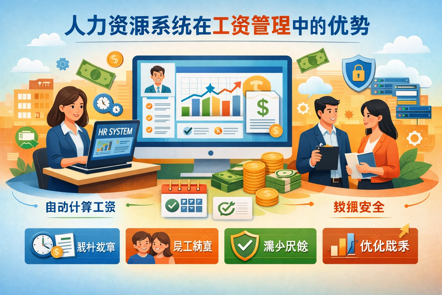 人力资源系统在工资管理中的优势