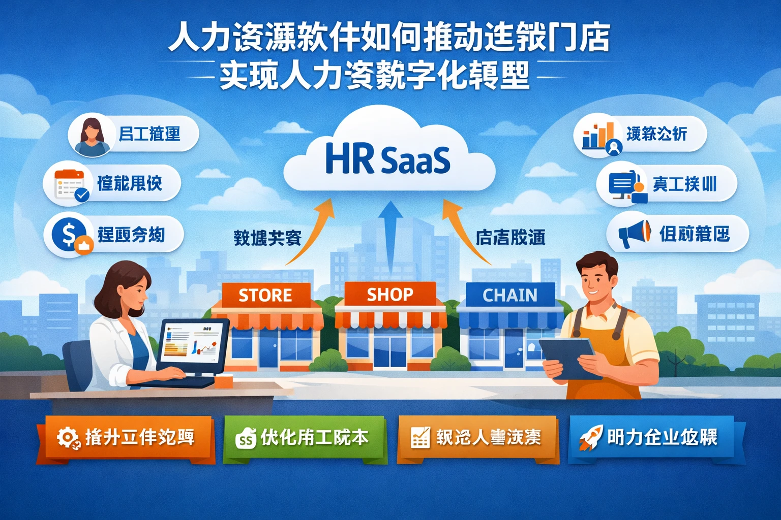 人力资源软件如何推动连锁门店实现人力资源数字化转型