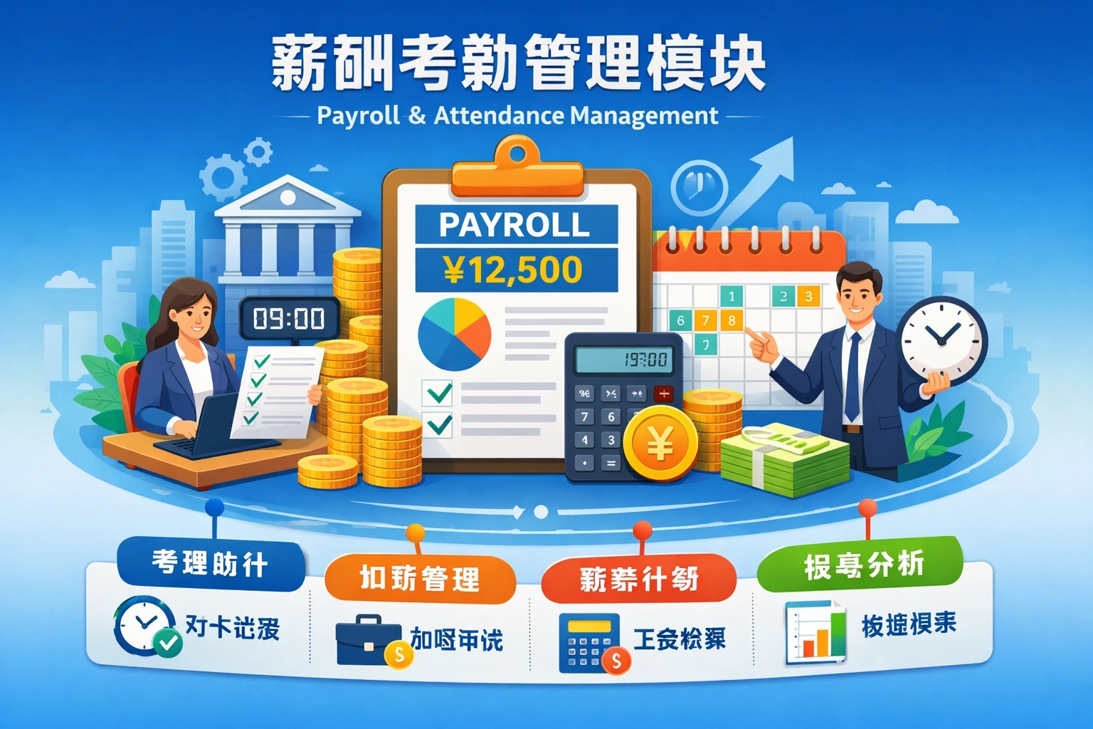 薪酬考勤管理模块
