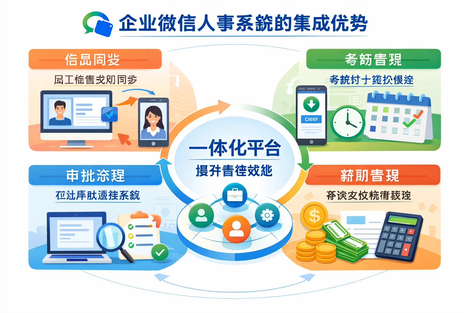 企业微信人事系统的集成优势