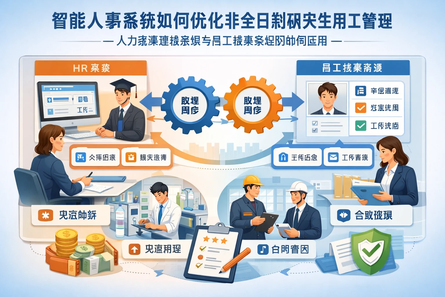 智能人事系统如何优化非全日制研究生用工管理——人力资源管理系统与员工档案系统的协同应用