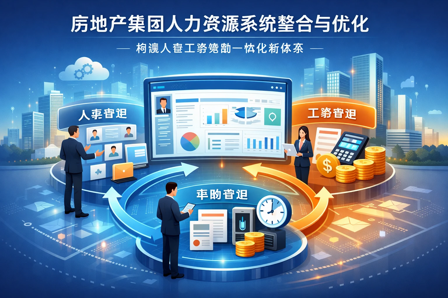 房地产集团人力资源系统整合与优化：构建人事工资考勤一体化新体系