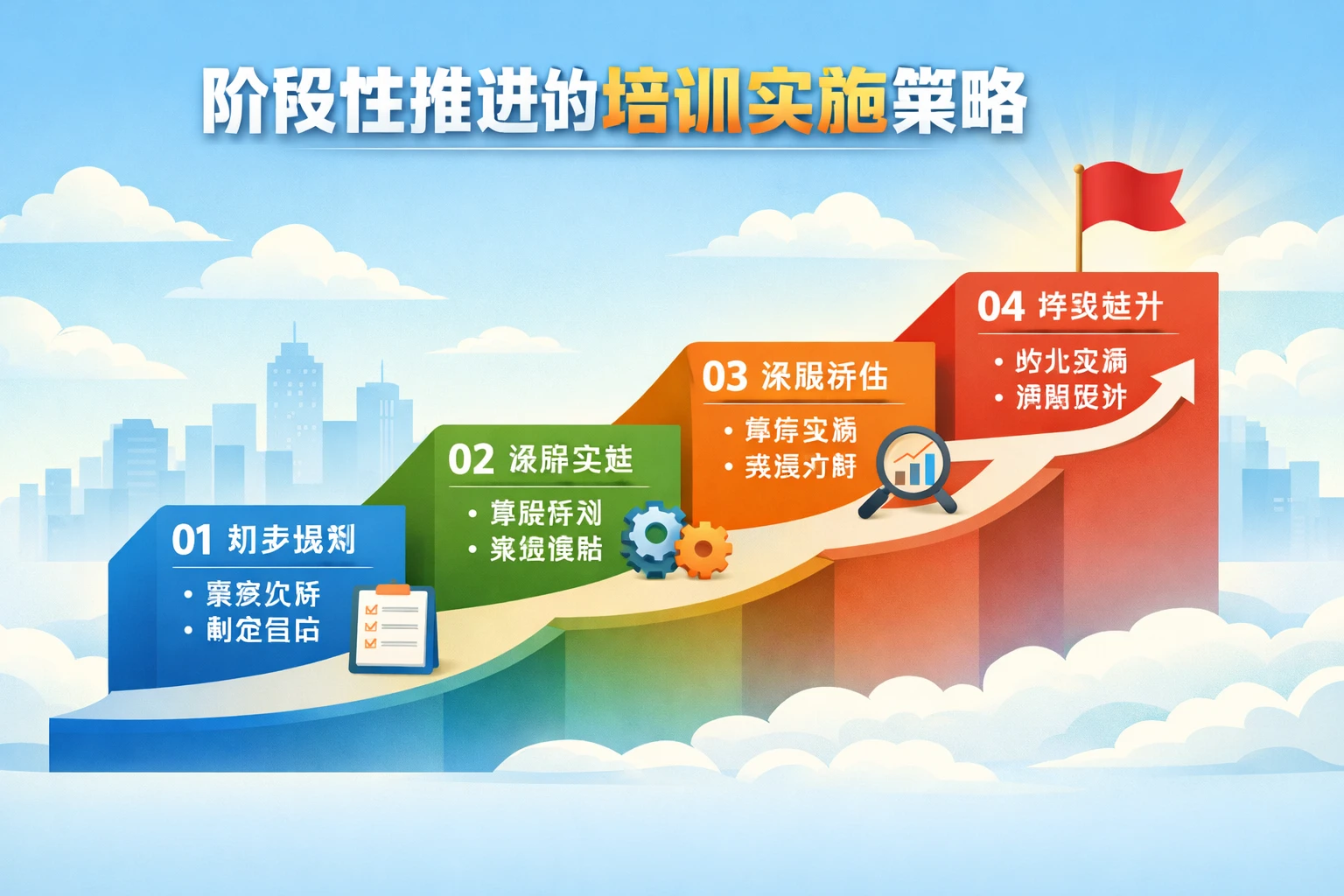 阶段性推进的培训实施策略