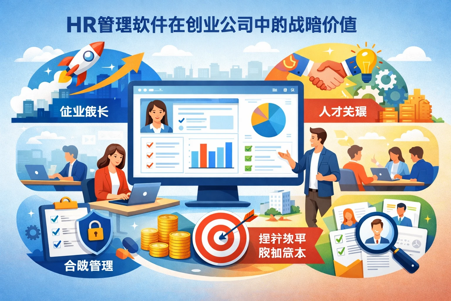HR管理软件在创业公司中的战略价值