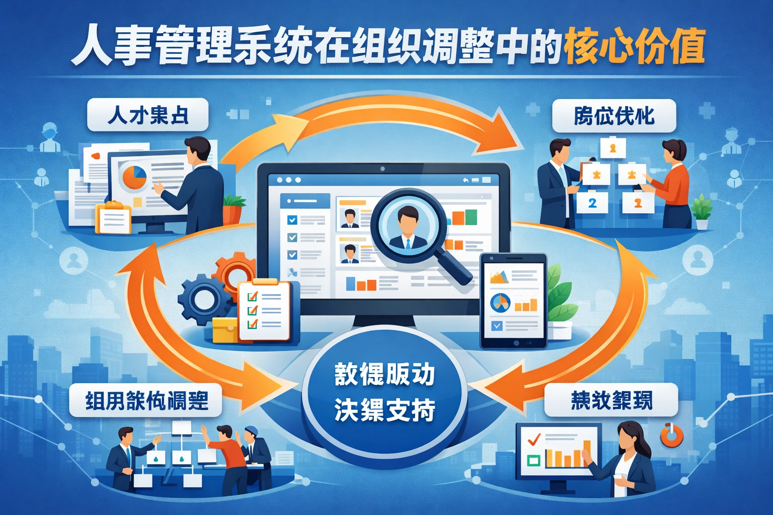 人事管理系统在组织调整中的核心价值