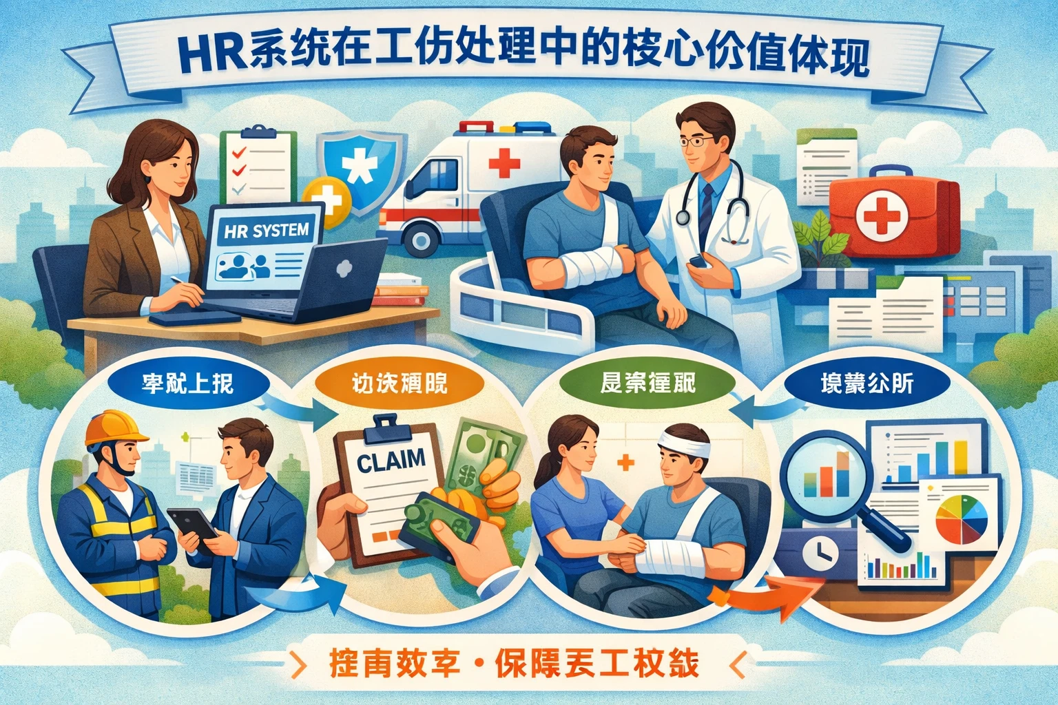 HR系统在工伤处理中的核心价值体现