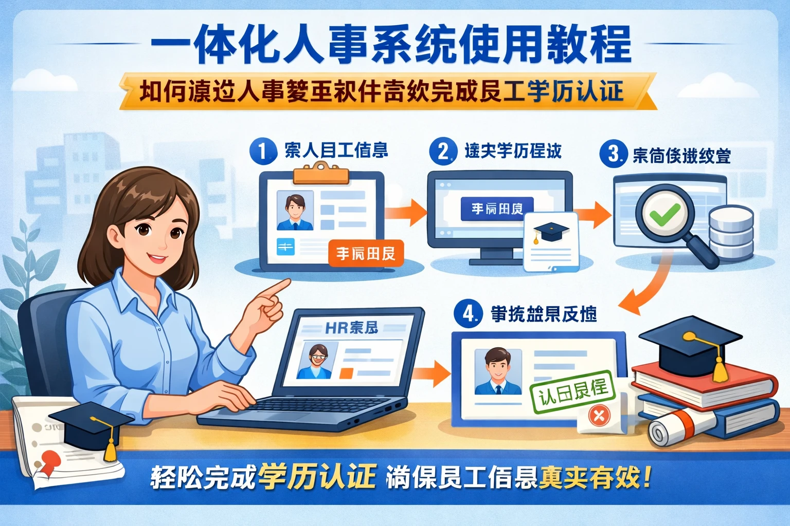 一体化人事系统使用教程:如何通过人事管理软件高效完成员工学历认证