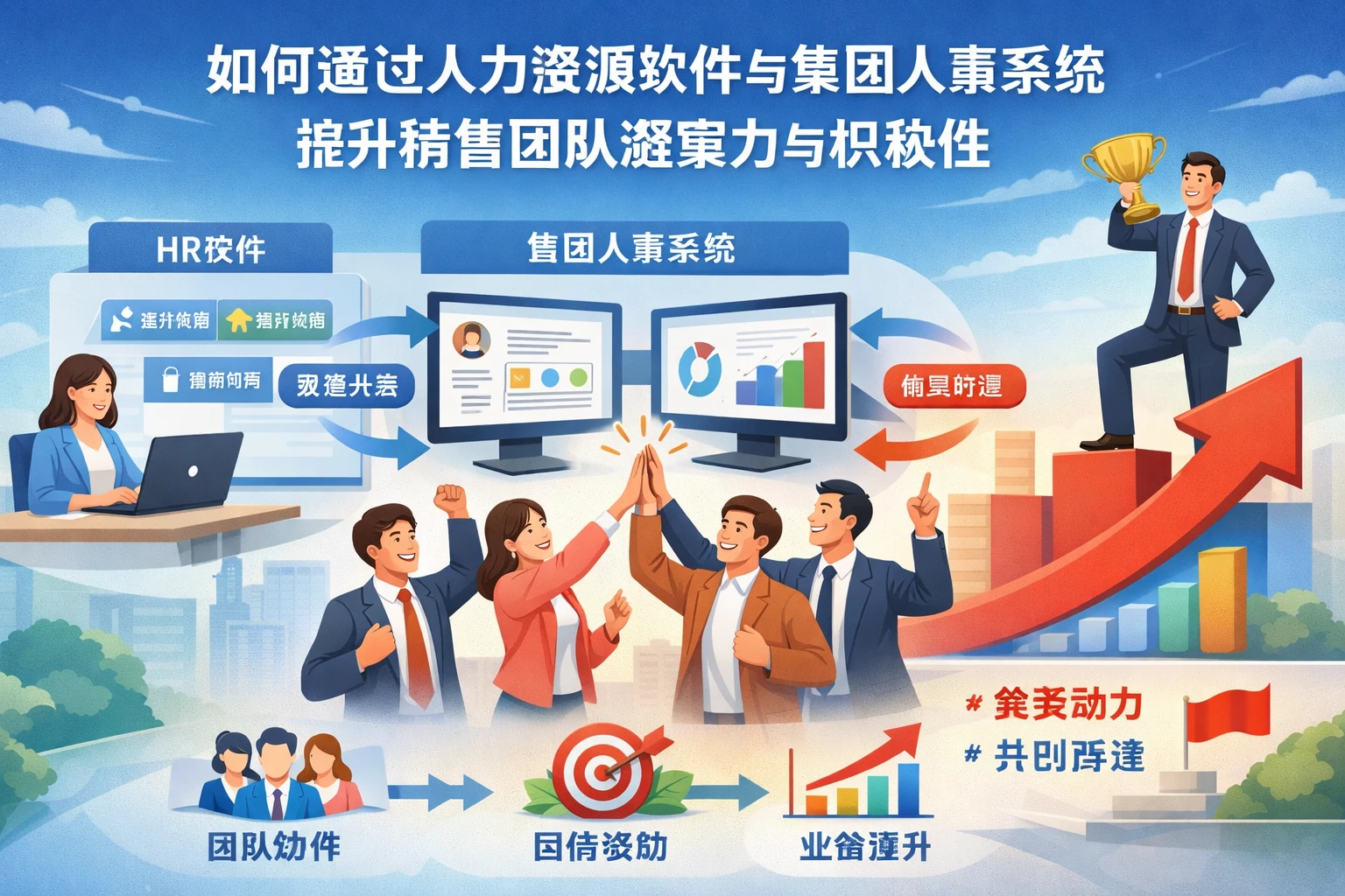 如何通过人力资源软件与集团人事系统提升销售团队凝聚力与积极性