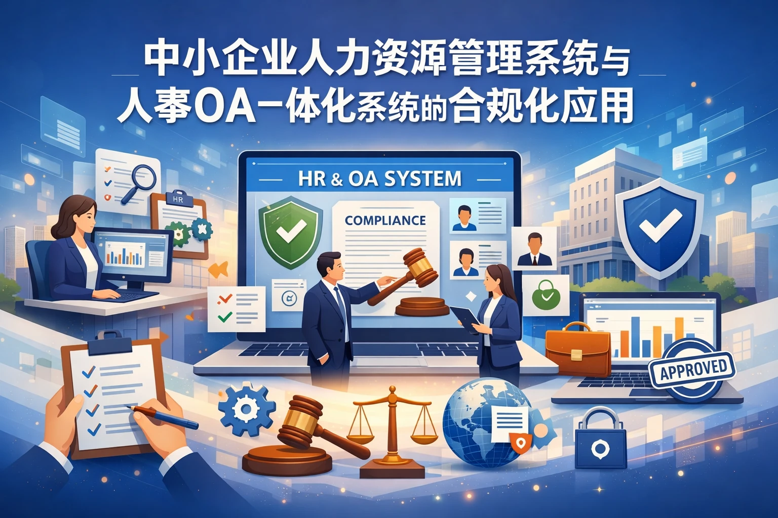 中小企业人力资源管理系统与人事OA一体化系统的合规化应用