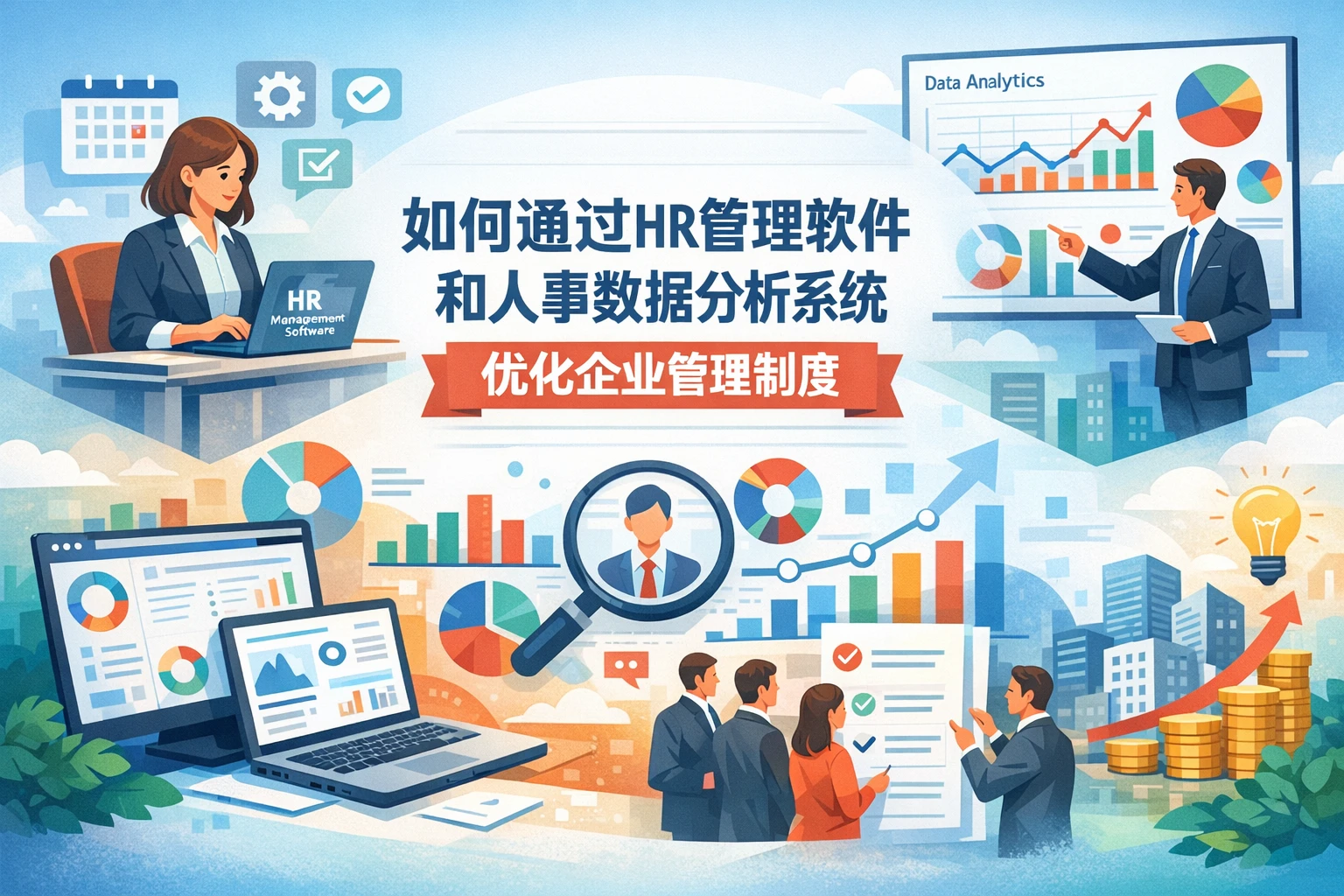 如何通过HR管理软件和人事数据分析系统优化企业管理制度