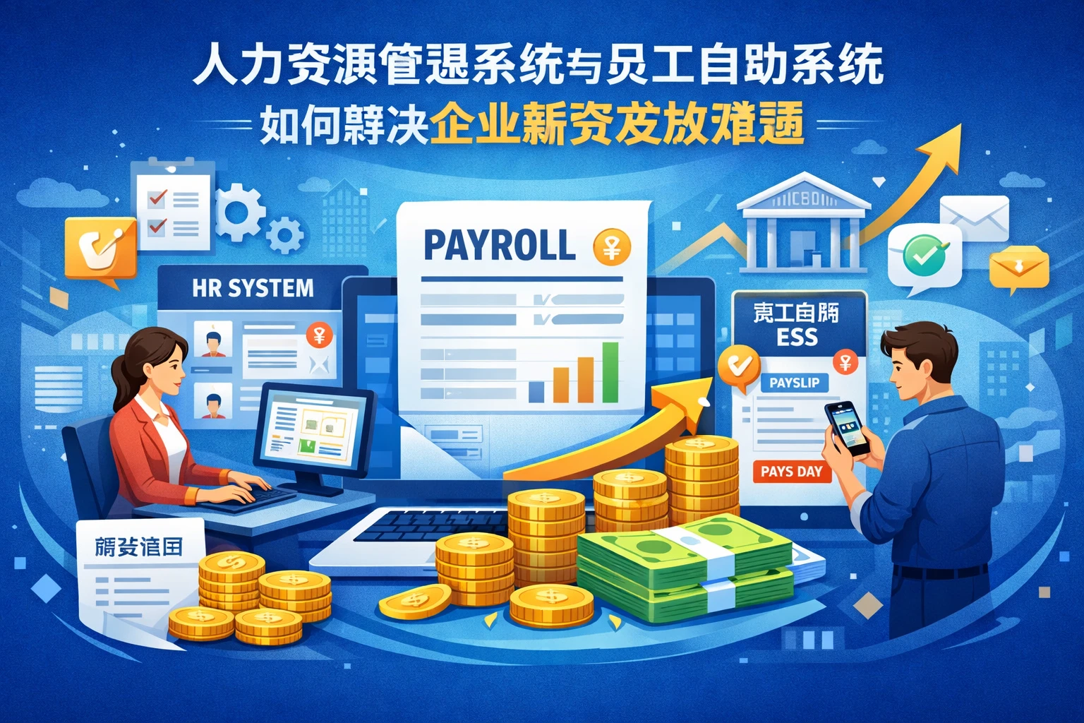 人力资源管理系统与员工自助系统如何解决企业薪资发放难题