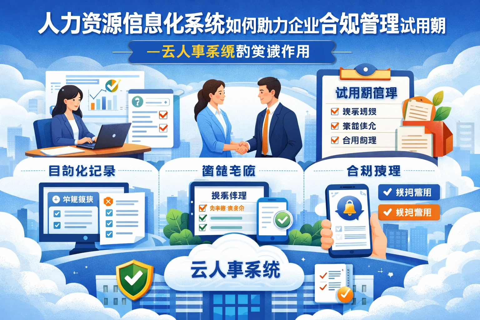人力资源信息化系统如何助力企业合规管理试用期——云人事系统的关键作用