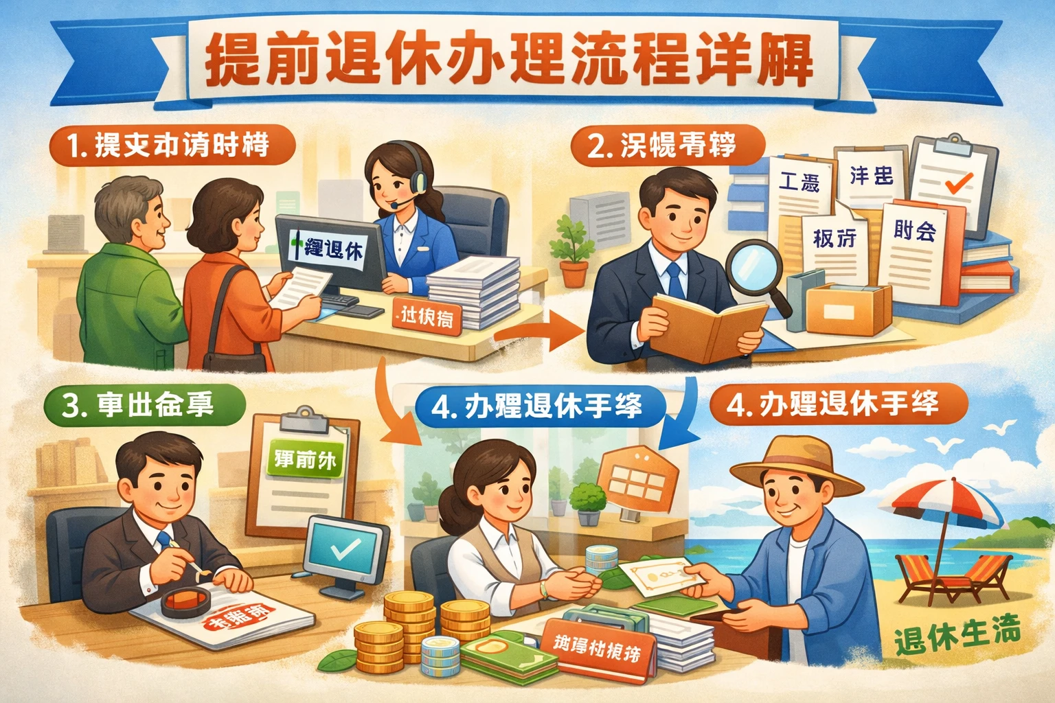 提前退休办理流程详解