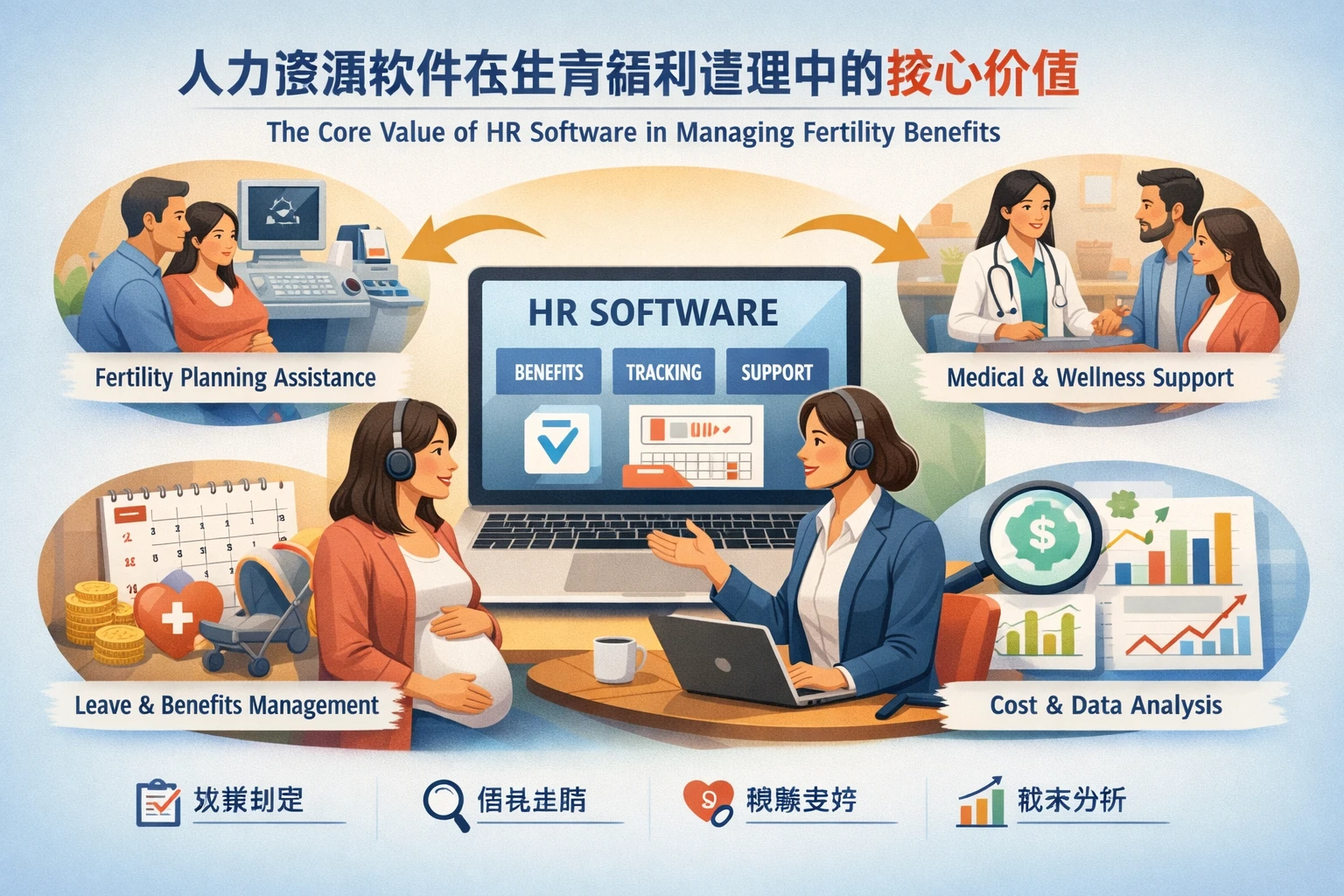 人力资源软件在生育福利管理中的核心价值