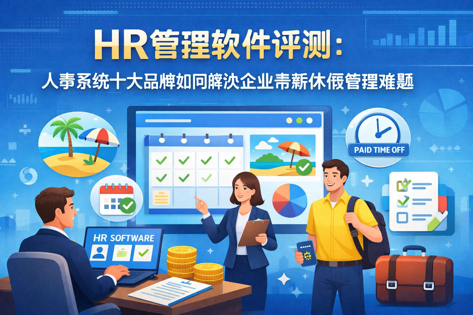 HR管理软件评测:人事系统十大品牌如何解决企业带薪休假管理难题