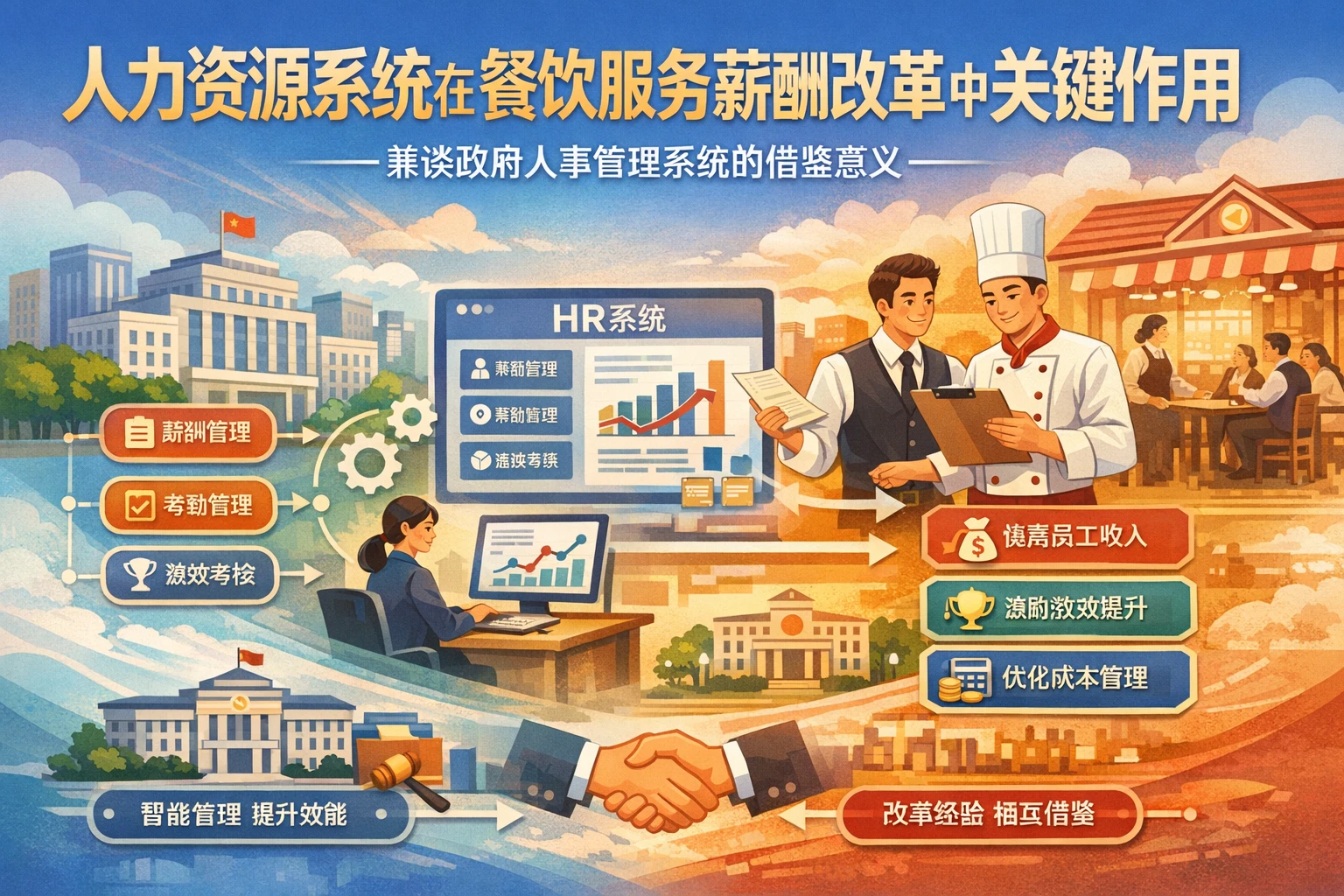 人力资源系统在餐饮服务薪酬改革中的关键作用——兼谈政府人事管理系统的借鉴意义
