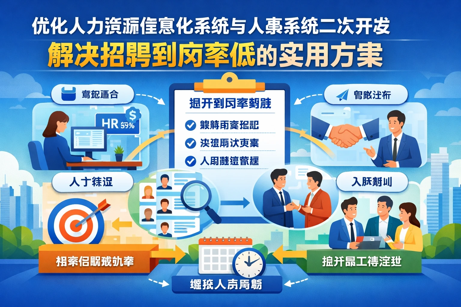 优化人力资源信息化系统与人事系统二次开发：解决招聘到岗率低的实用方案