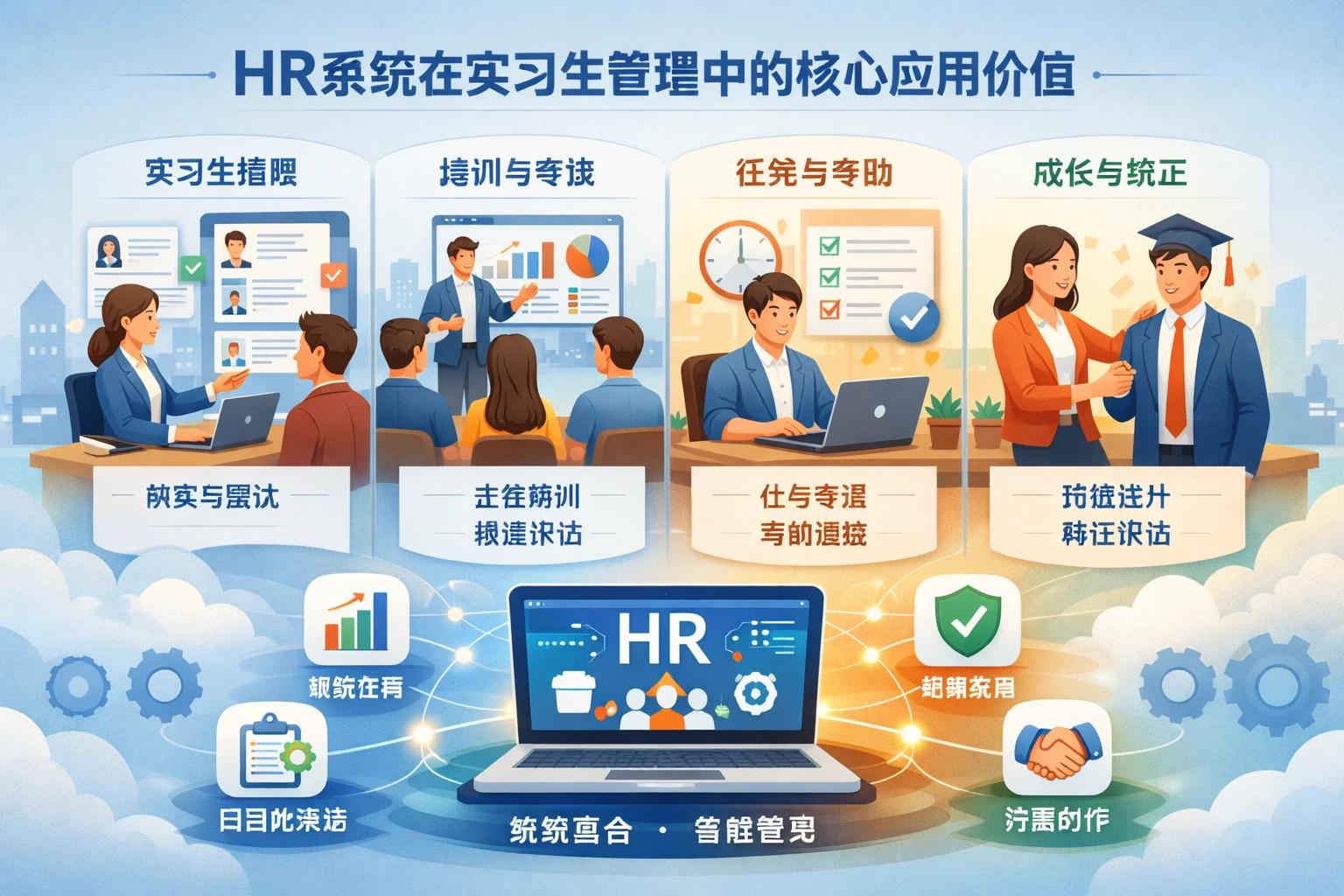 HR系统在实习生管理中的核心应用价值