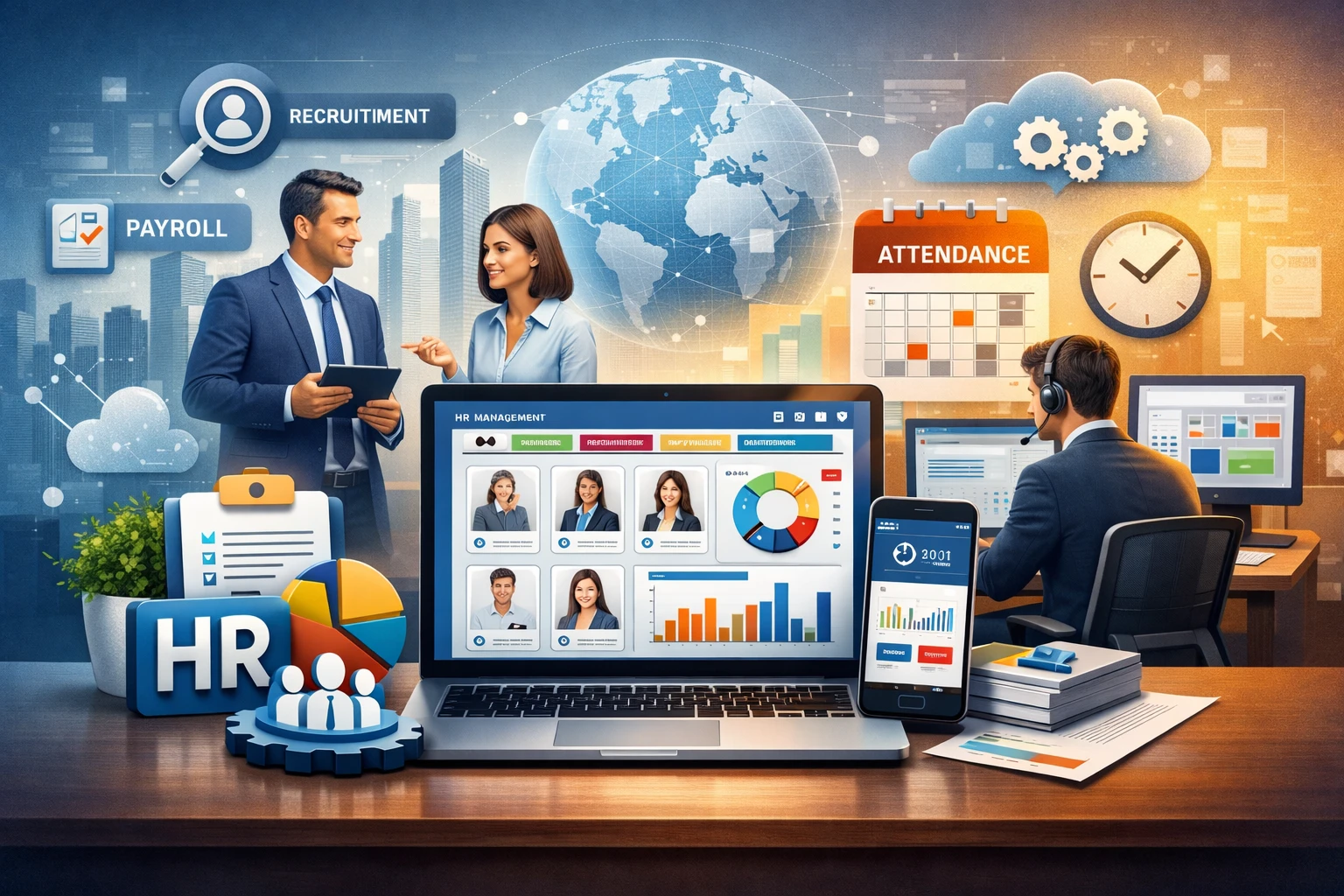 优化企业人力资源管理的HR管理软件、人事系统供应商与考勤系统解决方案