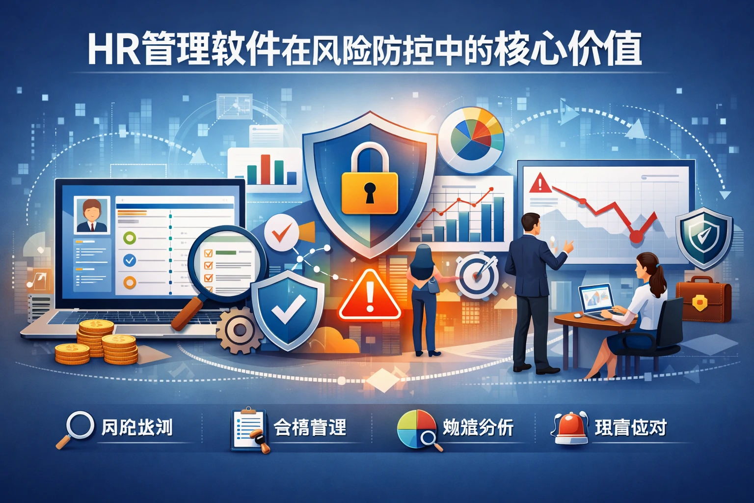 HR管理软件在风险防控中的核心价值