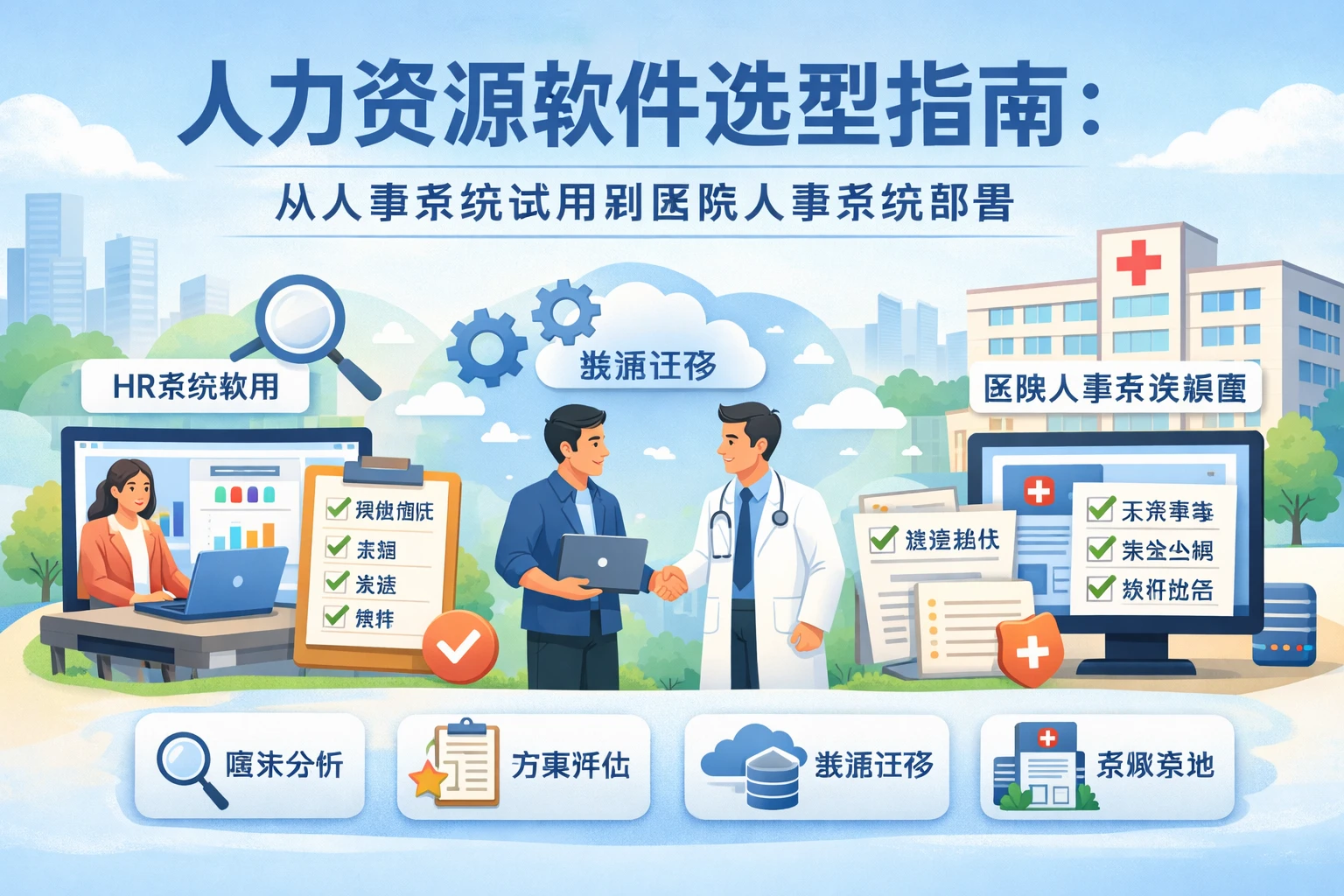人力资源软件选型指南：从人事系统试用到医院人事系统部署