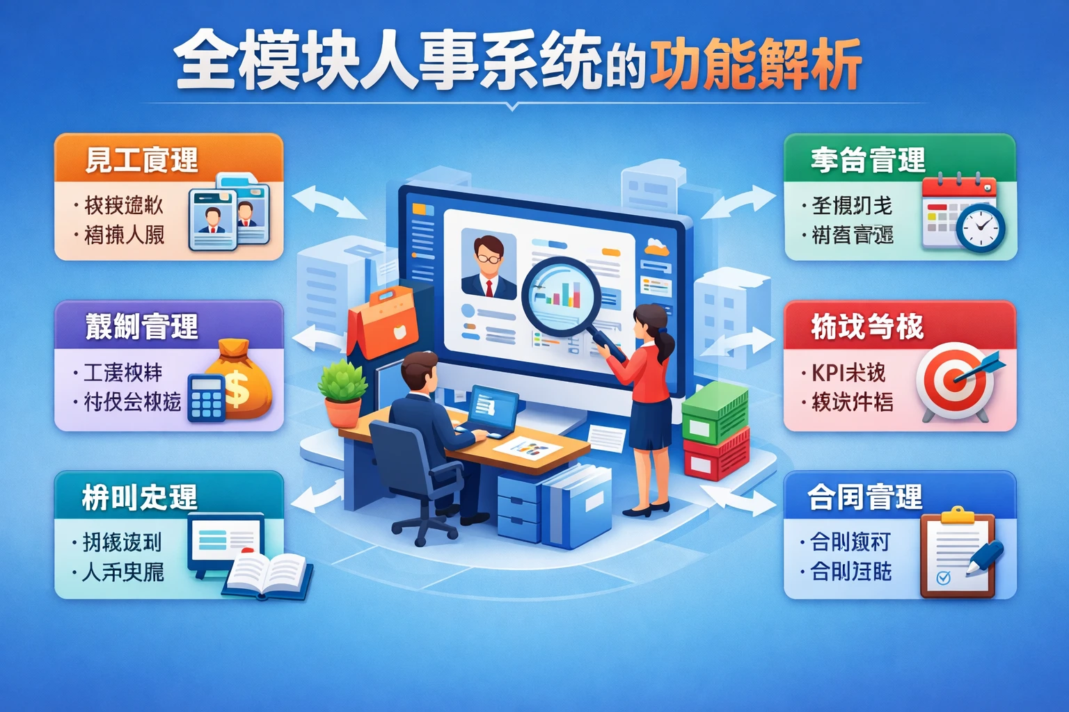 全模块人事系统的功能解析