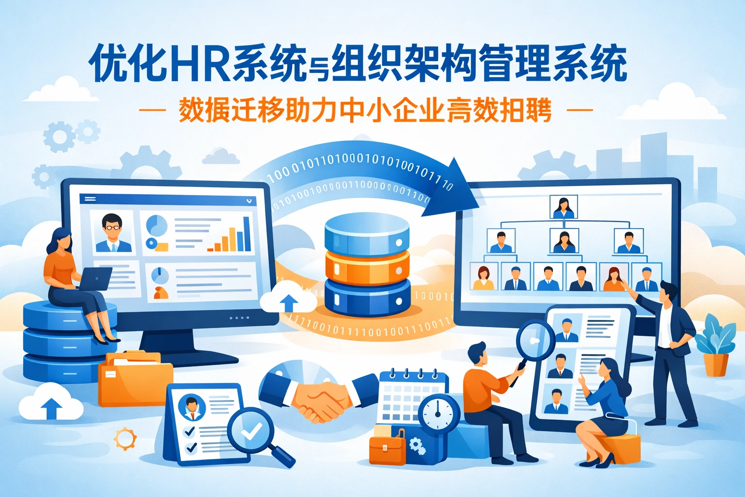 优化HR系统与组织架构管理系统：数据迁移助力中小企业高效招聘