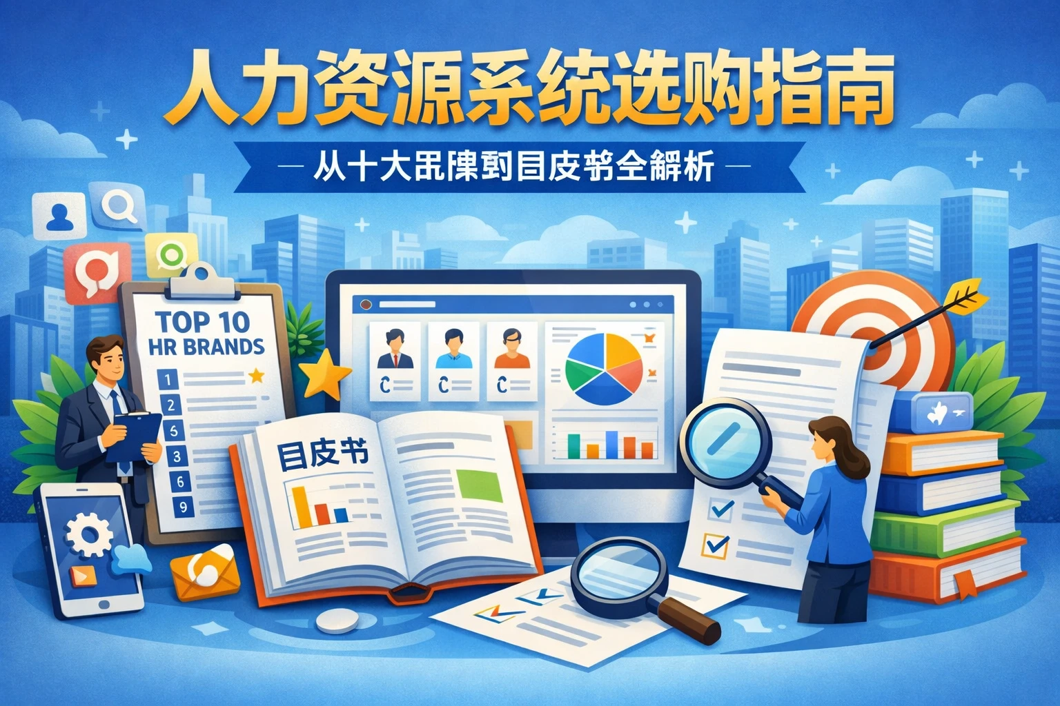 人力资源系统选购指南：从十大品牌到白皮书全解析