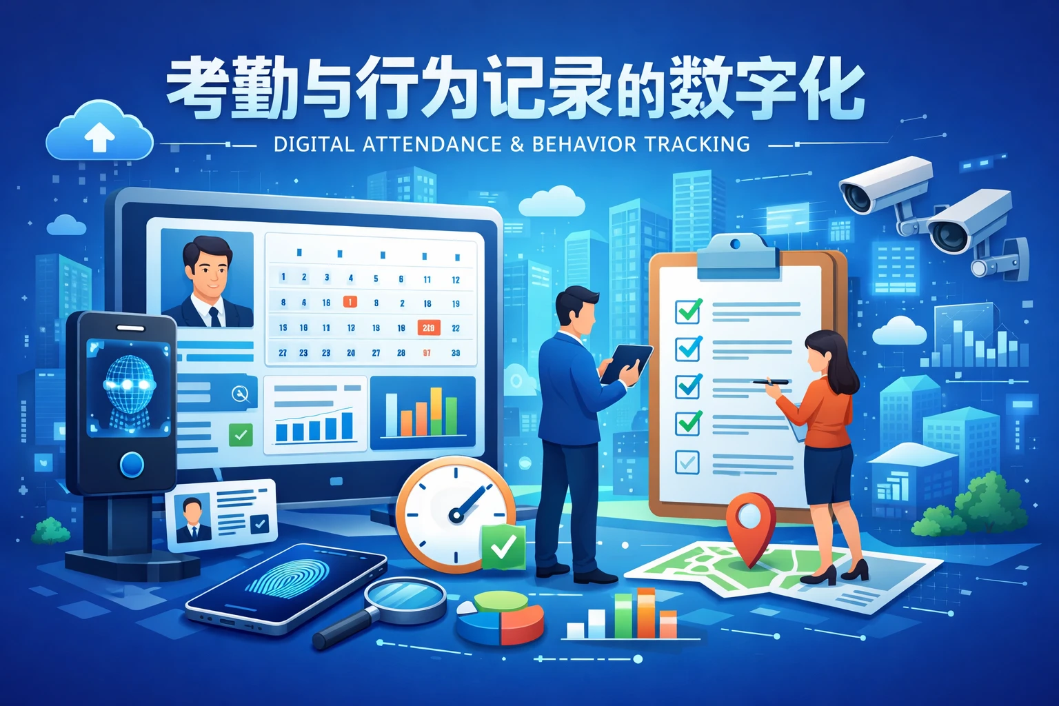 考勤与行为记录的数字化