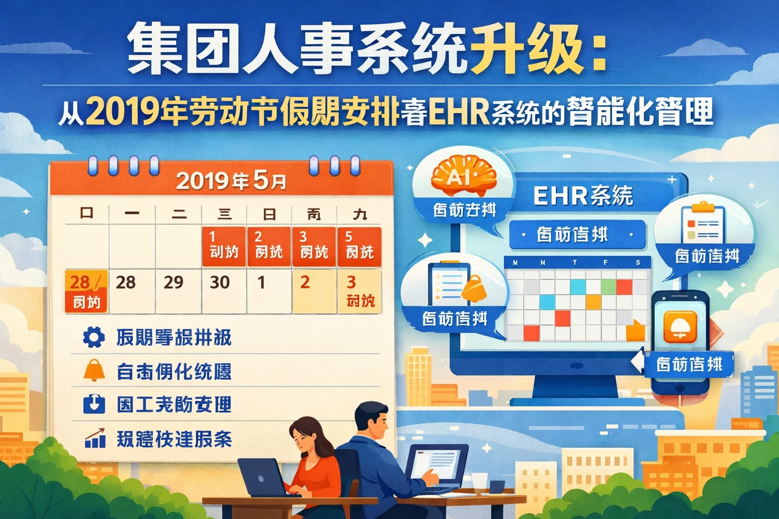 集团人事系统升级：从2019年劳动节假期安排看EHR系统的智能化管理