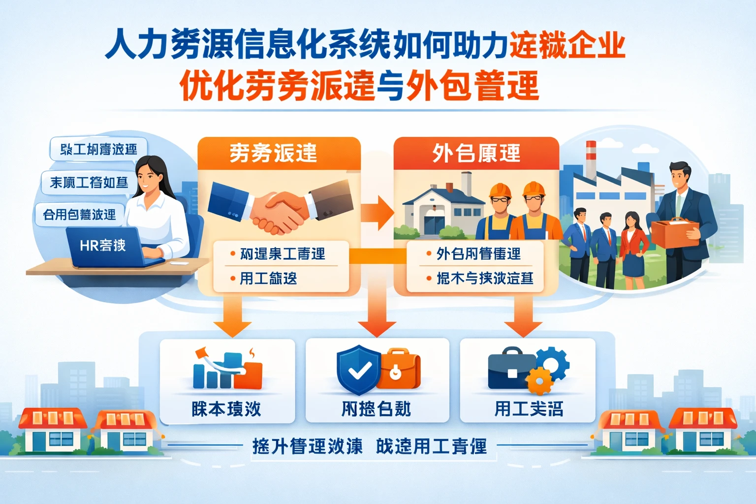 人力资源信息化系统如何助力连锁企业优化劳务派遣与外包管理